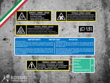 Kit adesivi etichette for sale  Shipping to Ireland