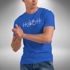 Cycling heartbeat shirt for sale  BRADFORD
