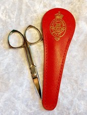 Red leather scissors for sale  CWMBRAN