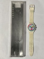 Swatch chrono white usato  Lucca