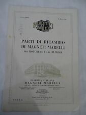 Ímãs catálogo peças de reposição 4358 - Marelli 1928 comprar usado  Enviando para Brazil