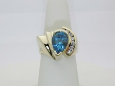 Aquamarine diamond ring for sale  Cheswick