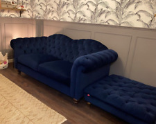 Navy blue dfs for sale  LEEDS