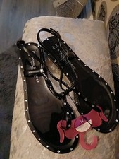 Womans sandals black for sale  SCARBOROUGH