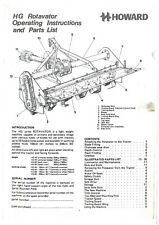 Howard rotavator operators for sale  CALLINGTON