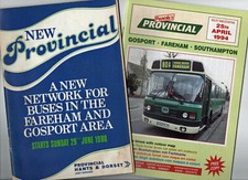 Provincial bus timetable for sale  FAKENHAM