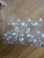 clear baubles for sale  SHETLAND