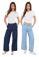 Jeans jeans feminino EXM&S Pur Una cintura alta elástico perna larga comprar usado  Enviando para Brazil