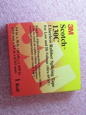 1 PÇ 3M 130C FITA ADESIVA DE BORRACHA SEM FORRO 3/4" 30 PÉS POR ROLO comprar usado  Enviando para Brazil