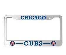 Peace&Love for Cubs quadro de placa de licença, suporte de placa de licença prata metal,... comprar usado  Enviando para Brazil