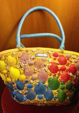 Borsa paglia naturale usato  Como