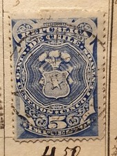 Centavos cile francobollo usato  Italia
