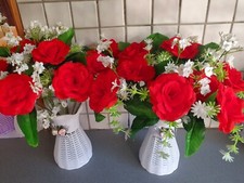 Pair artificial red for sale  BRADFORD