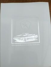 Chrysler baron convertiblend for sale  STOKE-ON-TRENT