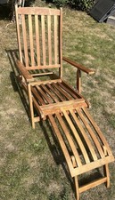 Recliner wooden garden for sale  SURBITON