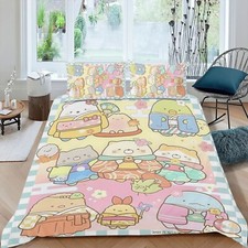 Sumikko Gurashi 3 peças conjuntos de roupa de cama conjuntos de capa de edredom estações para crianças leves comprar usado  Enviando para Brazil