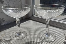 Vintage crystal cut for sale  TONYPANDY