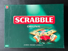 Scrabble Mattel gra planszowa gra krzyżowa gra towarzyska kompletna doskonała na sprzedaż  Wysyłka do Poland