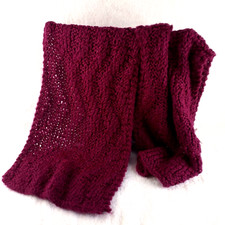Handmade maroon knitted for sale  Rockville