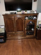 Wooden entertainment center for sale  Tallmadge