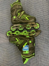 Usado, Patins em linha ajustáveis masculinos Torinx verde preto tamanho 4-7 2PM SPORTS comprar usado  Enviando para Brazil