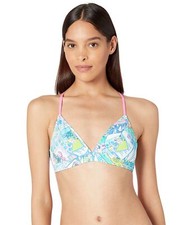 Top de Biquíni Lilly Pulitzer Tasi 8 Multi Party All the Tide Acessórios Pequeno comprar usado  Enviando para Brazil