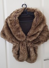 Faux fur stole for sale  DAVENTRY