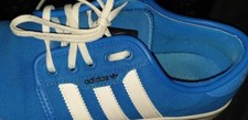 Adidas blue trainers for sale  BRADFORD