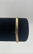 Usado, Pulseira articulada de ouro 14k com cabo torcido formato redondo joias finas 5,39 g comprar usado Usado, Pulseira articulada de ouro 14k com cabo torcido formato redondo joias finas 5,39 g comprar usado  Enviando para Brazil