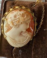 Vintage cameo brooch for sale  AYLESBURY