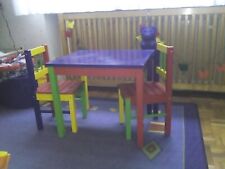 Kindertisch stühlen bunt gebraucht kaufen  Karlsruhe