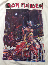 Iron Maiden Somewhere In Time  vintage 1980s CONCERT T SHIRT UNWORN Large white, usado comprar usado  Enviando para Brazil