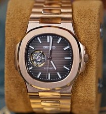 Seikmod Nautilus Open Heart | Brown Dial | NH38 Aut | Sapphire | Rose Gold comprar usado  Enviando para Brazil