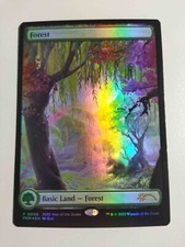 MTG English Foil Forest Year of the Snake APAC Promo quase perfeito comprar usado  Enviando para Brazil