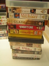Vhs films x10 for sale  RAMSGATE