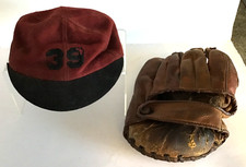 Luva e boné de beisebol vintage Spaulding Strafford NH Austin Cate Academy Alumnus comprar usado  Enviando para Brazil