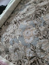 Vintage linen curtain for sale  WORKINGTON