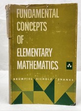 Fundamental Concepts of Elementary Mathematics 1963 by Brumfiel Eicholz Shanks comprar usado  Enviando para Brazil