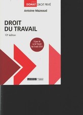 Droit travail 10ème d'occasion  Hennebont