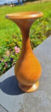 Turned tulipwood vase for sale  AMMANFORD