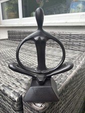 Black metal figurine for sale  BROMSGROVE