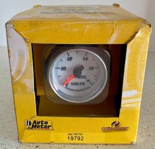 Medidor automático 19792 voltímetro medidor elétrico 2" com suporte de montagem e hardware branco comprar usado  Enviando para Brazil