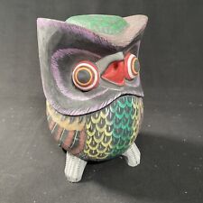 Eule holz figur gebraucht kaufen  Berlin