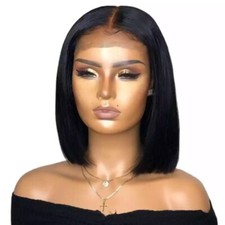 Perruque naturelle noir d'occasion  Artix