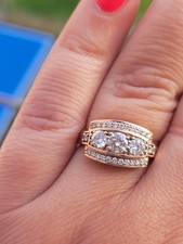 Bague rose diamants d'occasion  Paris XII
