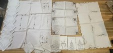 Lote de 23 peças de guardanapos, tapetes, toalhas de mesa de cartão vintage lindas comprar usado  Enviando para Brazil