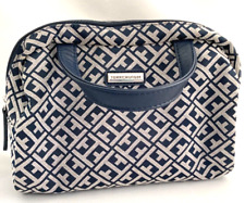 Bolsa de maquiagem Tommy Hilfiger logotipo azul marinho cinza tamanho médio alça dupla  , usado comprar usado  Enviando para Brazil