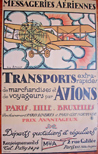 Affiche lithographique message d'occasion  Bormes-les-Mimosas