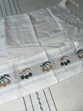 Avental de algodão estilo vintage com detalhe bordado comprar usado  Enviando para Brazil