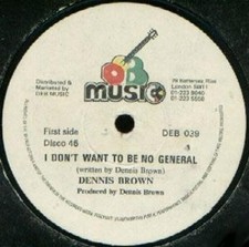 Usado, Dennis Brown / Ranking Dread - I Don't Want To Be No General / General (12") (Ve comprar usado Usado, Dennis Brown / Ranking Dread - I Don't Want To Be No General / General (12") (Ve comprar usado  Enviando para Brazil